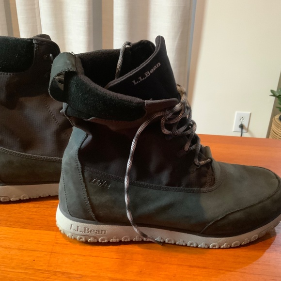 Men’s L.L Bean Suede Waterproof Fleece Lined Boots
